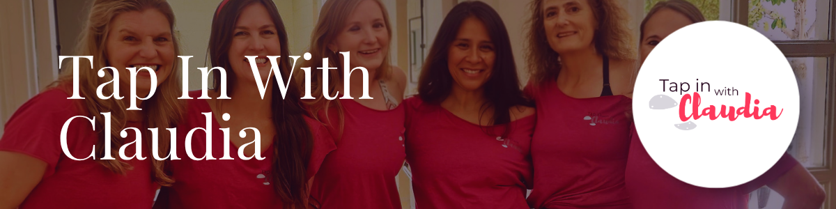 TAP IN WITH CLAUDIA Header Banner