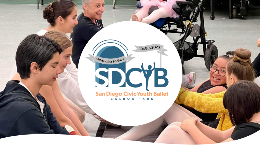 San Diego Civic Youth Ballet Card Banner
